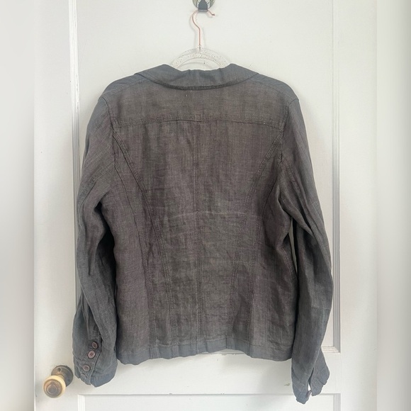 Donna Lane 100% linen breathable grey jacket
Size M - Picture 3 of 3